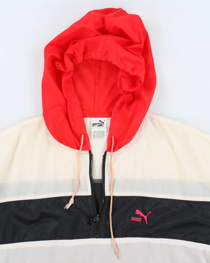 Vintage 90s Puma Oversized Light Hooded Windbreaker Jacket - L sold by Rokit product image thumbnail 3
