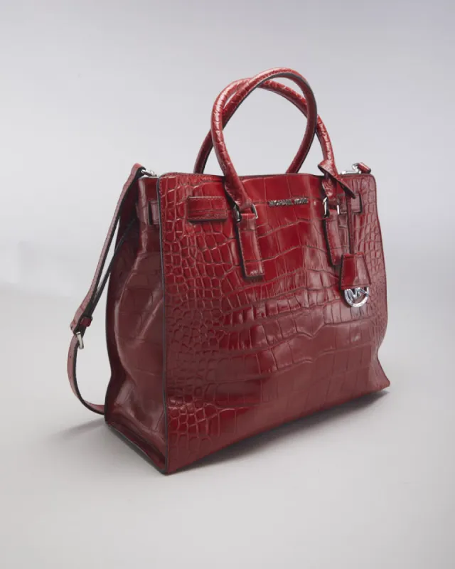 Michael Kors Red Dillion Bag made by Michael Kors