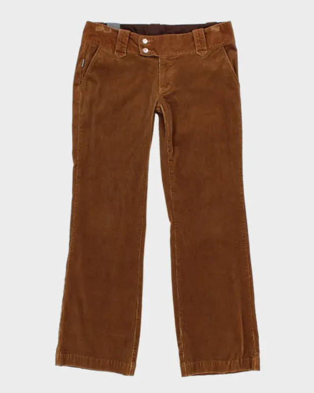 Y2K 00s Blurr Brown Corduroy Trousers - W35 L31 sold by Rokit