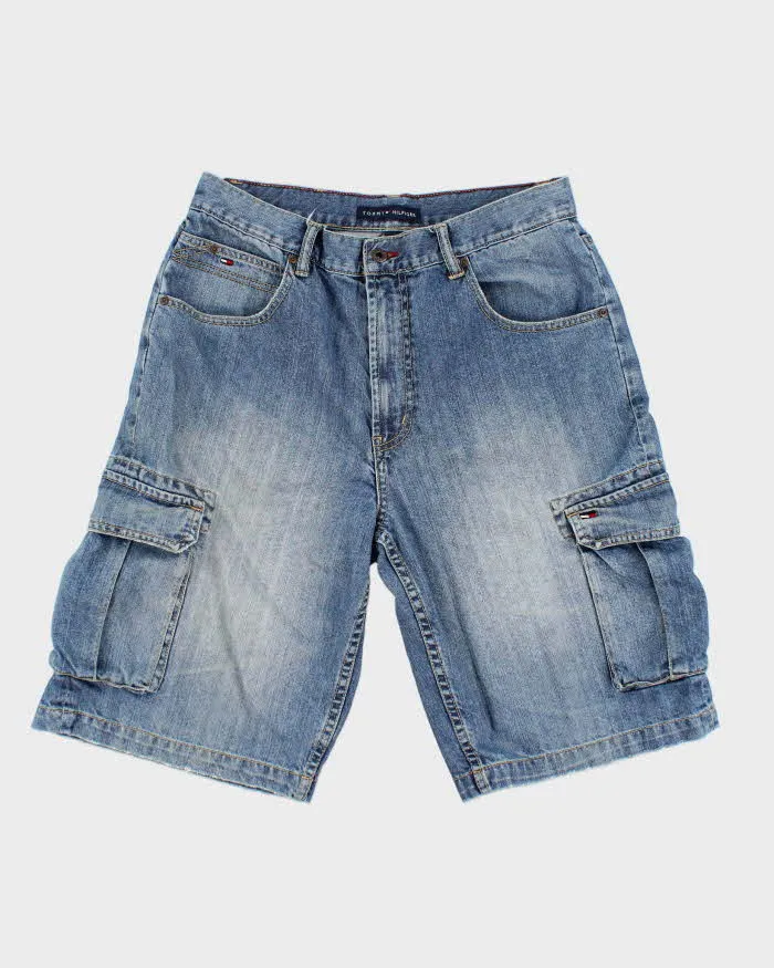 Y2k 00s Tommy Hilfiger Denim Cargo Shorts - W33 sold by Rokit