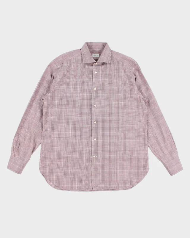 Vintage Ermenegildo Zegna Button Up Check Shirt - XL made by Ermenegildo Zegna
