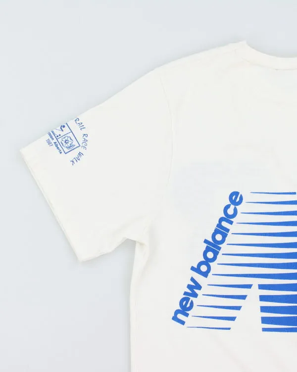 Vintage 1987 New Balance T-shirt - L sold by Rokit product image thumbnail 4