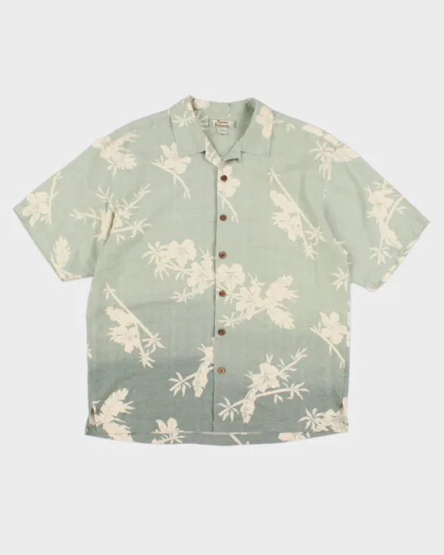 Mens Tommy BahamaMint Flower Pattern Hawaiian Shirt - XL sold by Rokit