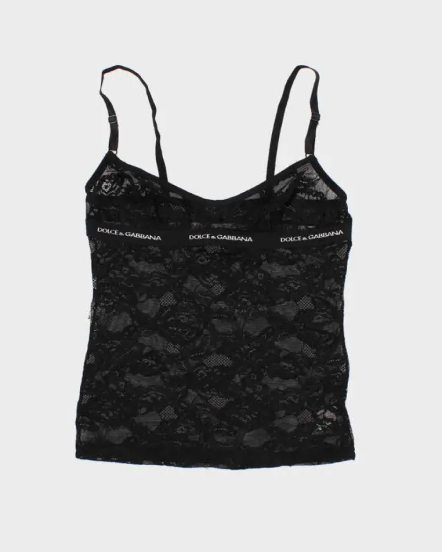 Vintage 90s/00s Dolce & Gabbana Lace Camisole - XS made by Rokit
