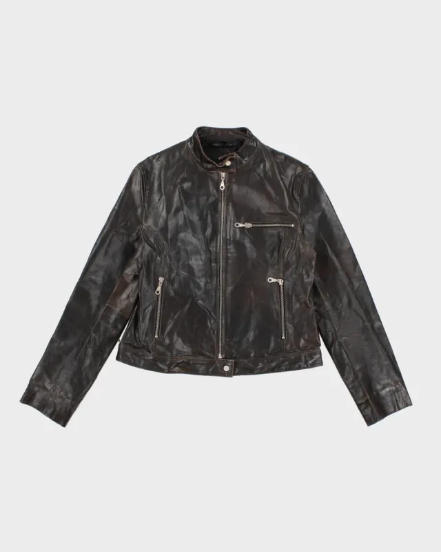 Vintage 90's Women's Leather Jacket - M/L sold by Rokit