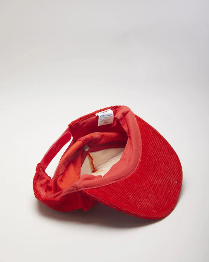 Vintage 80's Wilson Corduroy Trucker Cap - OS sold by Rokit product image thumbnail 4