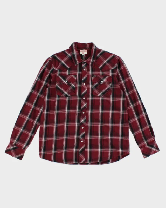 Y2K 00s True Religion Check Flannel Shirt - L sold by Rokit