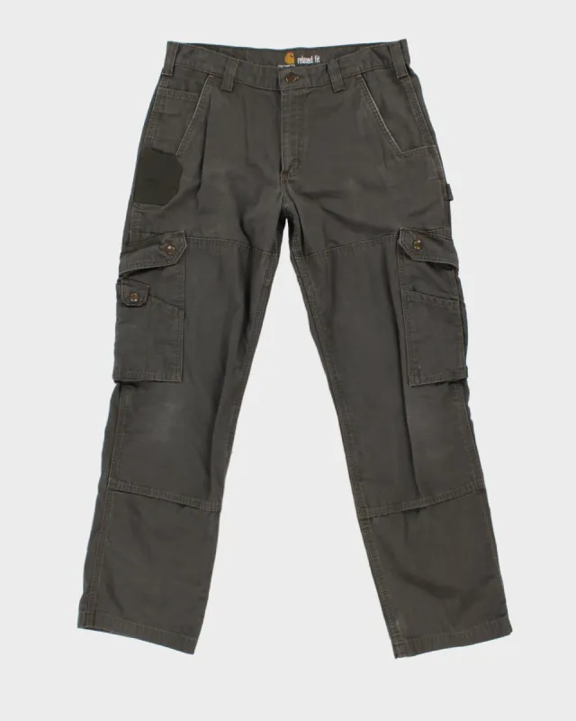 Carhartt Green Relaxed Fit Trousers - W34 L30 sold by Rokit