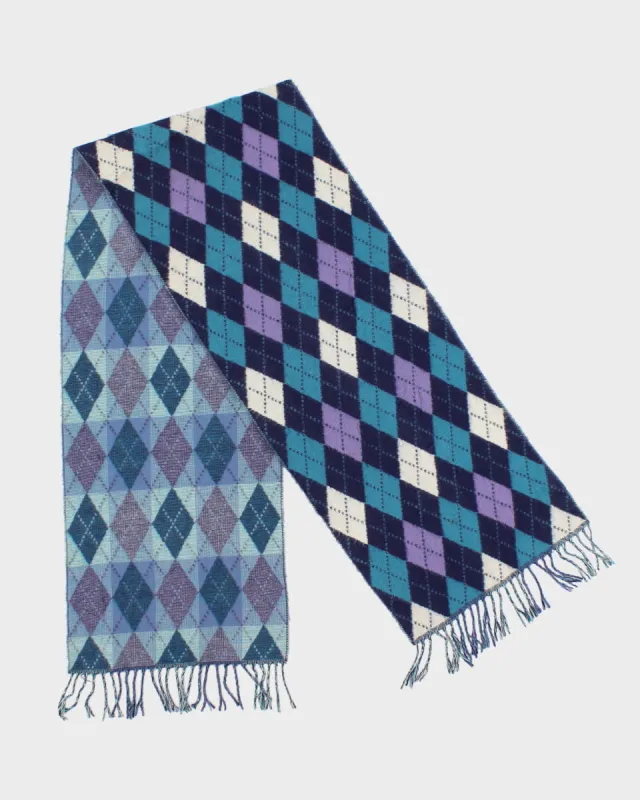 Cashmere Made In Scotland Argyle Scarf sold by Rokit