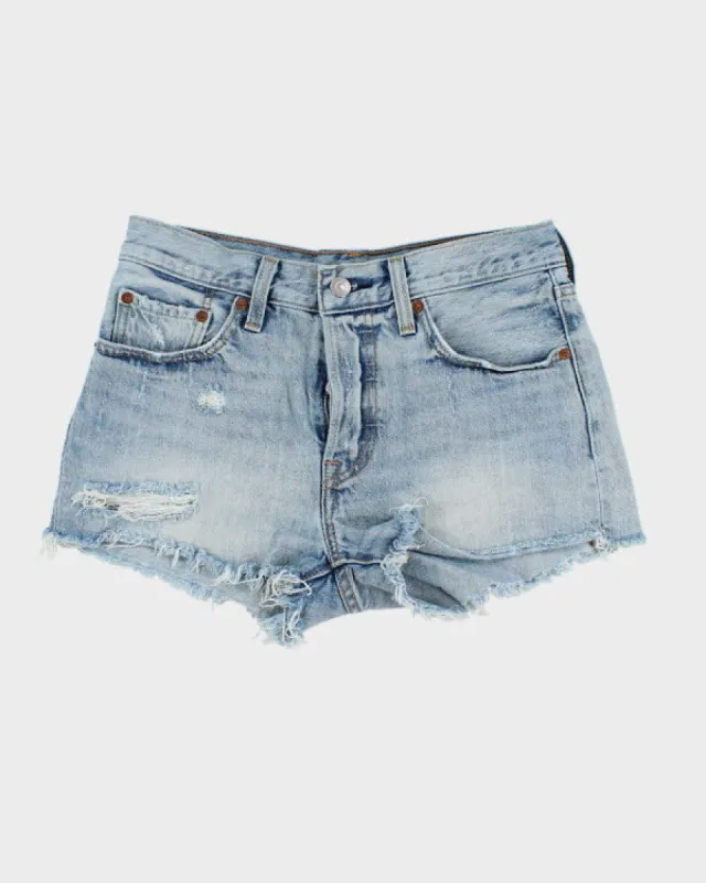 Levi's 501 Distressed Denim Shorts - W26 made by Levi's