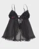 Woman's Black Ruffle Camisole Top - XS sold by Rokit