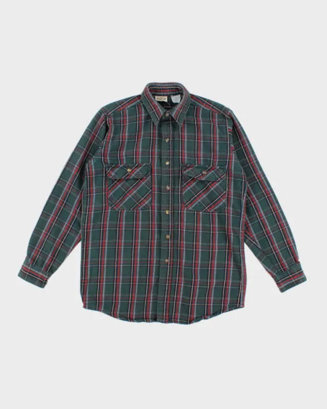 Vintage 90s Five Brother Thick Flannel Shirt - L/XL sold by Rokit