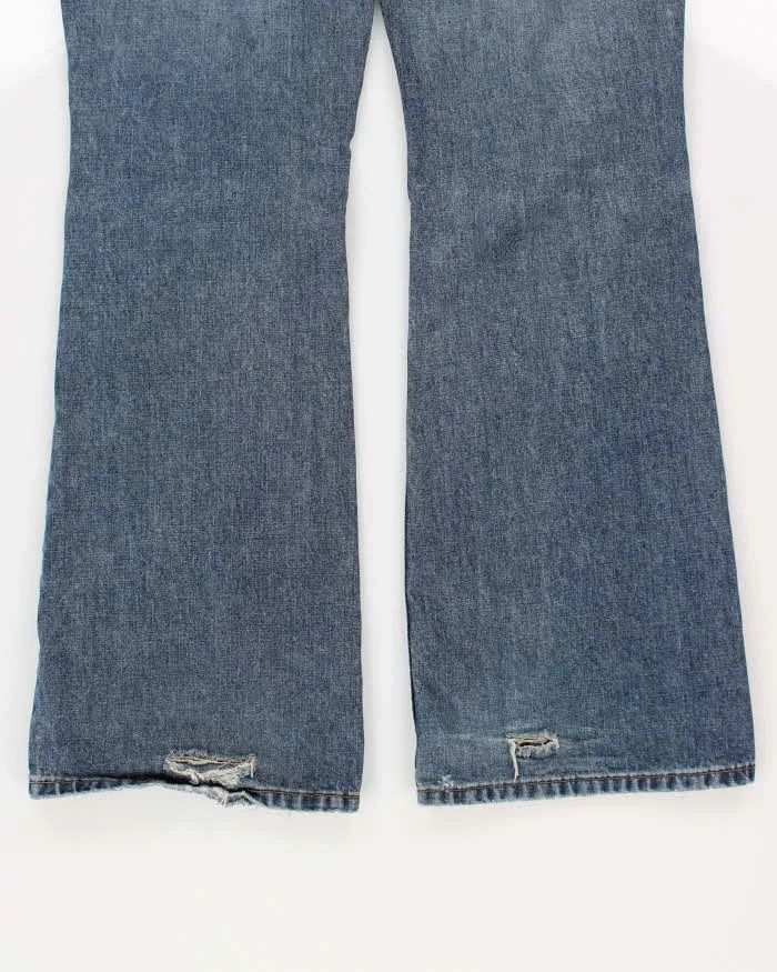 Vintage Y2K Women's Low Waisted Flare Jeans - W32 L31 sold by Rokit product image thumbnail 4