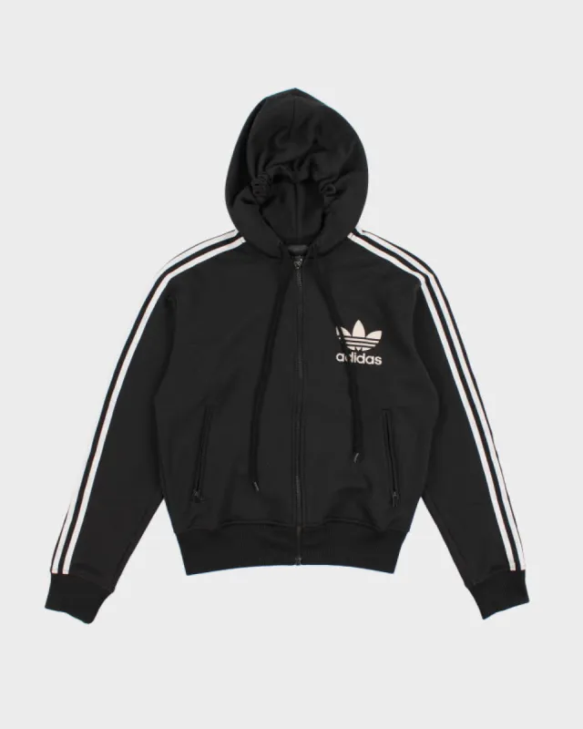 Adidas Black Zip-Up Hoodie - S sold by Rokit