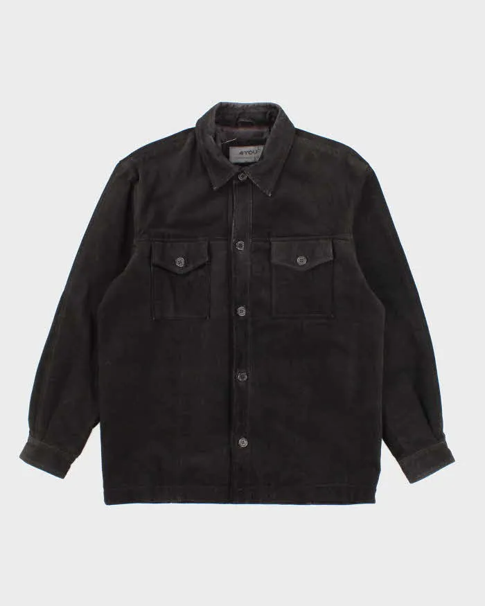 Vintage Men's Black Suede Western Style Jacket - L sold by Rokit