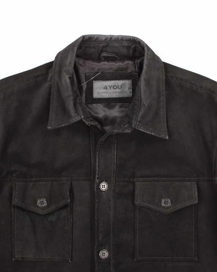 Vintage Men's Black Suede Western Style Jacket - L sold by Rokit product image thumbnail 3