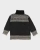 Vintage Lambswool Patterned Turtleneck - S sold by Rokit