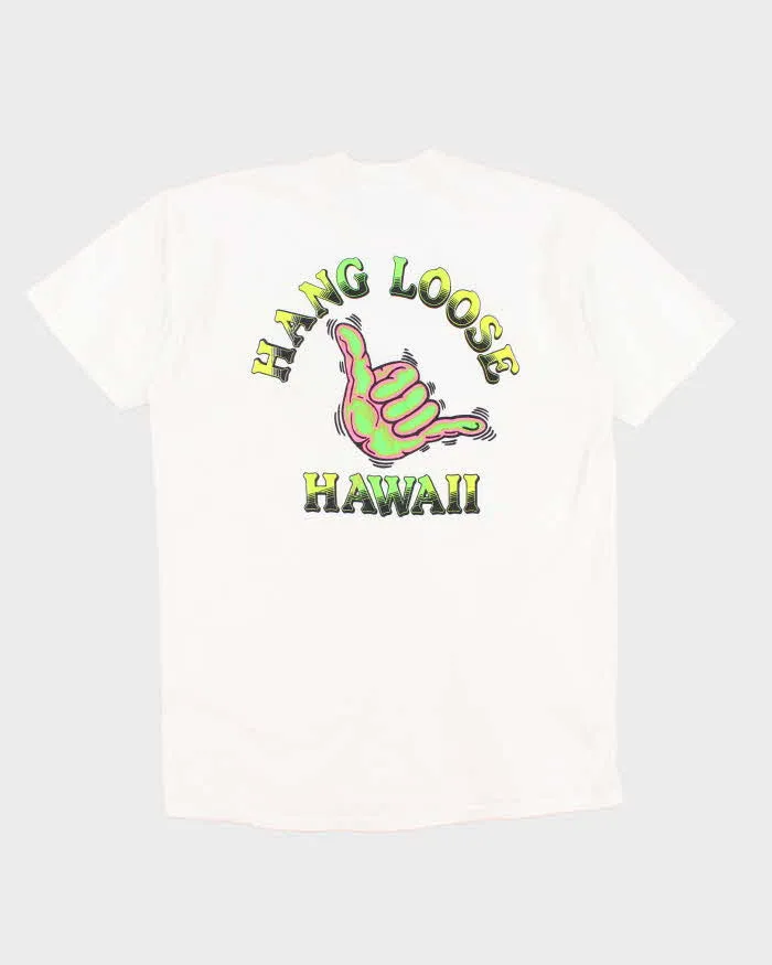 Vintage 90s Single Stitch Graphic Hawaii T-shirt - L sold by Rokit product image thumbnail 2
