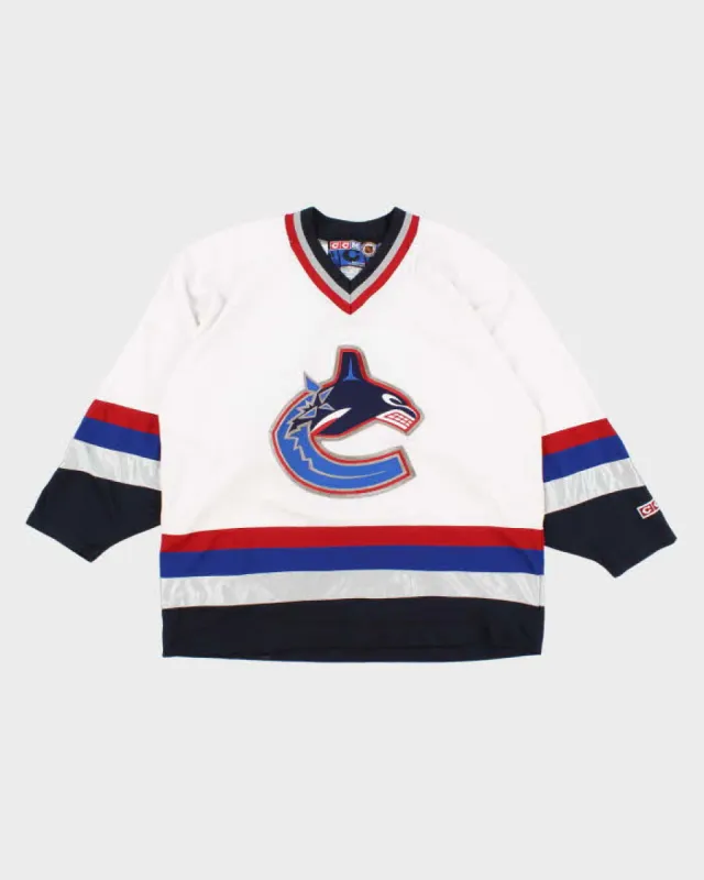 Men's White NHL x Canucks Sports Jersey - XL sold by Rokit