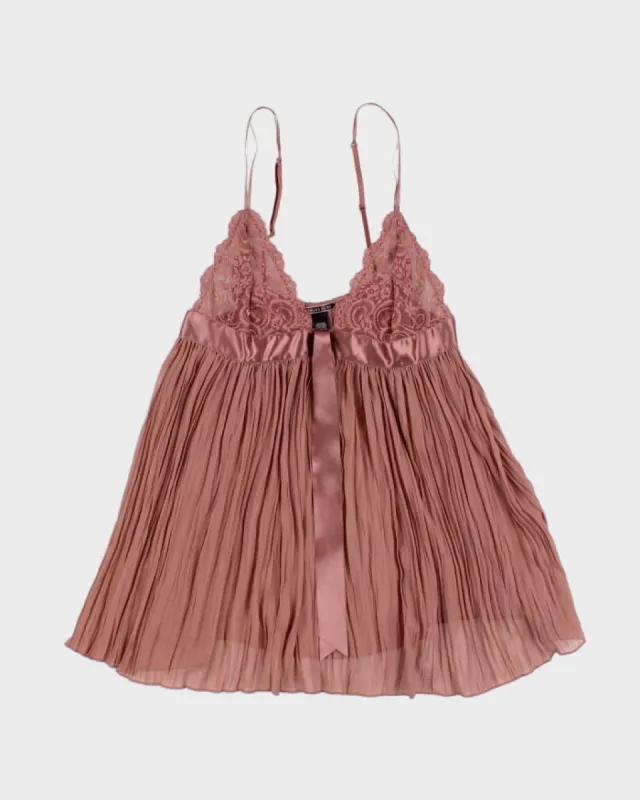 Y2K 00s Victoria's Secret Mauve Cami - L sold by Rokit