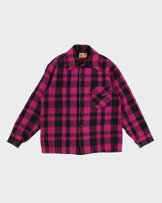 Vintage Men's Pink Wool Mackinaw Jacket - M sold by Rokit