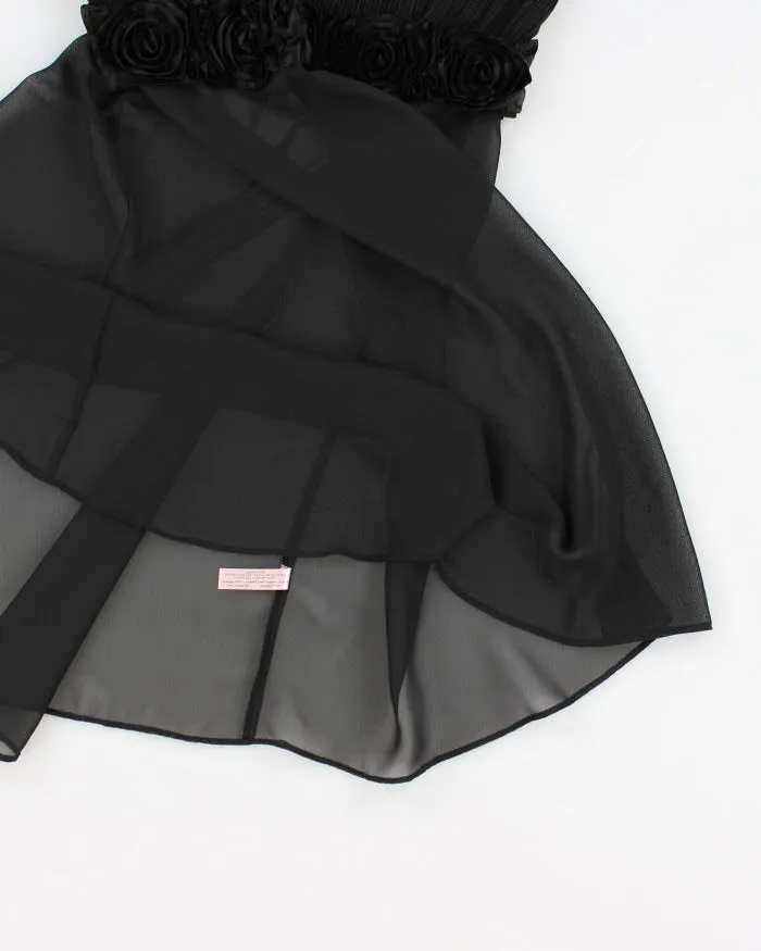 Y2k 00s La Ve En Rose Black Mesh Slip Dress - S sold by Rokit product image thumbnail 4