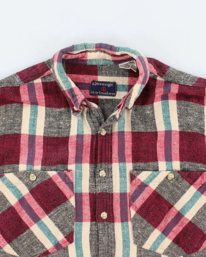 Vintage 90s Revenge Shirtmakers Flannel Shirt - M sold by Rokit product image thumbnail 3