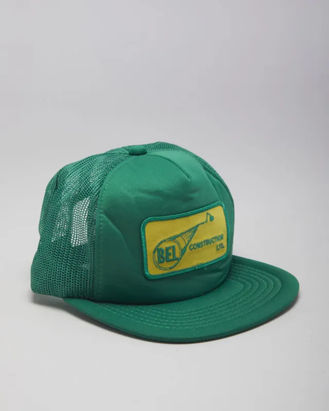 Vintage 90's Construction Trucker Cap - OS made by Rokit