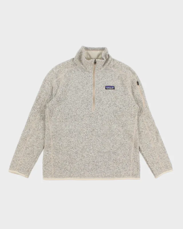 Patagonia Grey Half Zip Fleece - L sold by Rokit