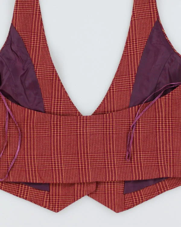 Y2k 00s DC Shoe Co Halter Waistcoat Top - M sold by Rokit product image thumbnail 4