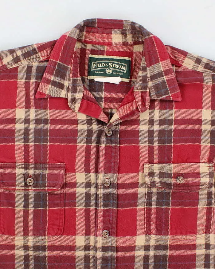 Vintage Men's Red Field & Stream Flannel Shirt - XL sold by Rokit product image thumbnail 3