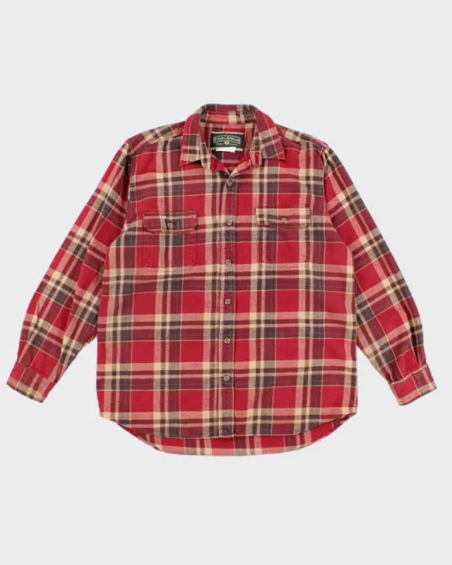 Vintage Men's Red Field & Stream Flannel Shirt - XL sold by Rokit