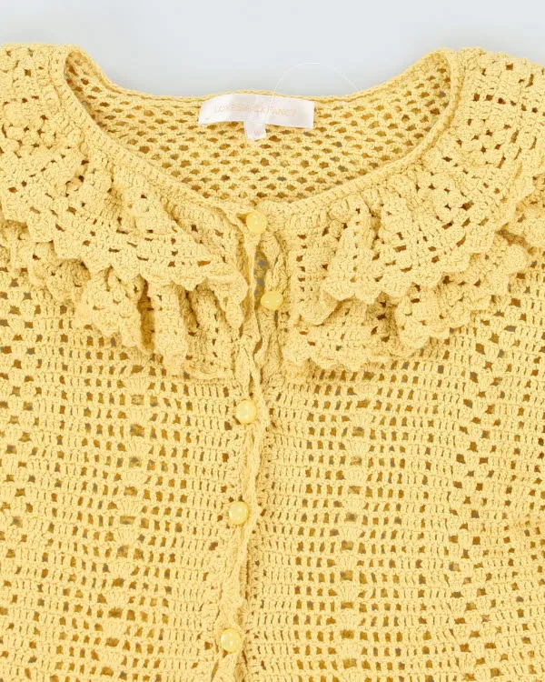 Love Shack Fancy Yellow Cardigan - M sold by Rokit product image thumbnail 3