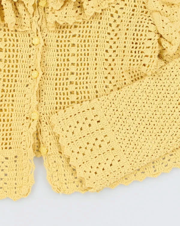 Love Shack Fancy Yellow Cardigan - M sold by Rokit product image thumbnail 4