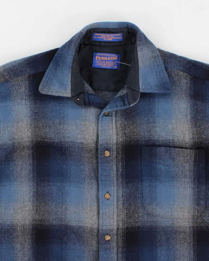 Pendleton Blue Wool Shirt - M sold by Rokit product image thumbnail 3