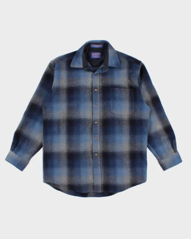 Pendleton Blue Wool Shirt - M sold by Rokit