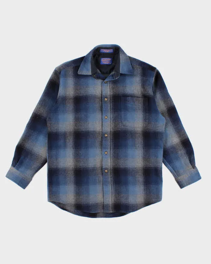 Pendleton Blue Wool Shirt - M sold by Rokit