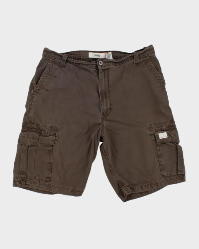 00s Levi's Brown Cargo Shorts - W40 sold by Rokit