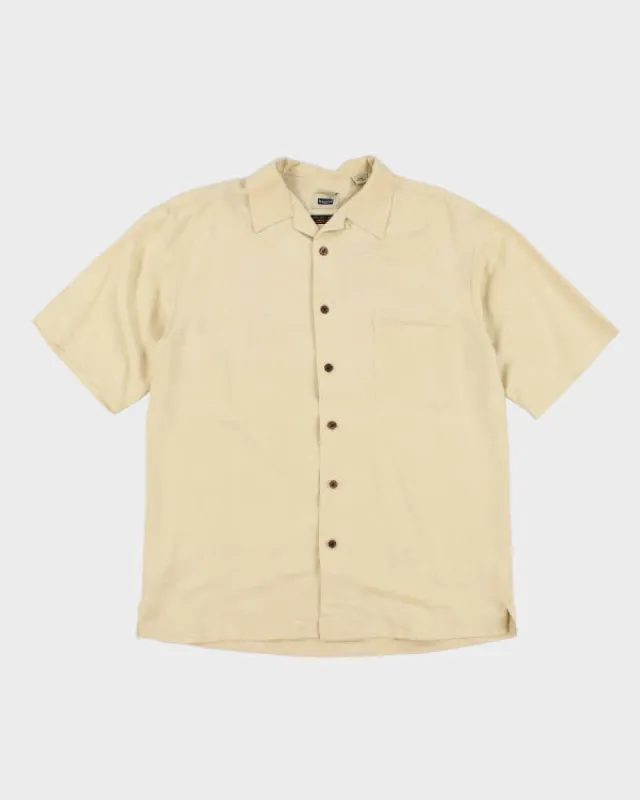 Vintage 90's Haggar Silk Hawaiian Shirt - M sold by Rokit