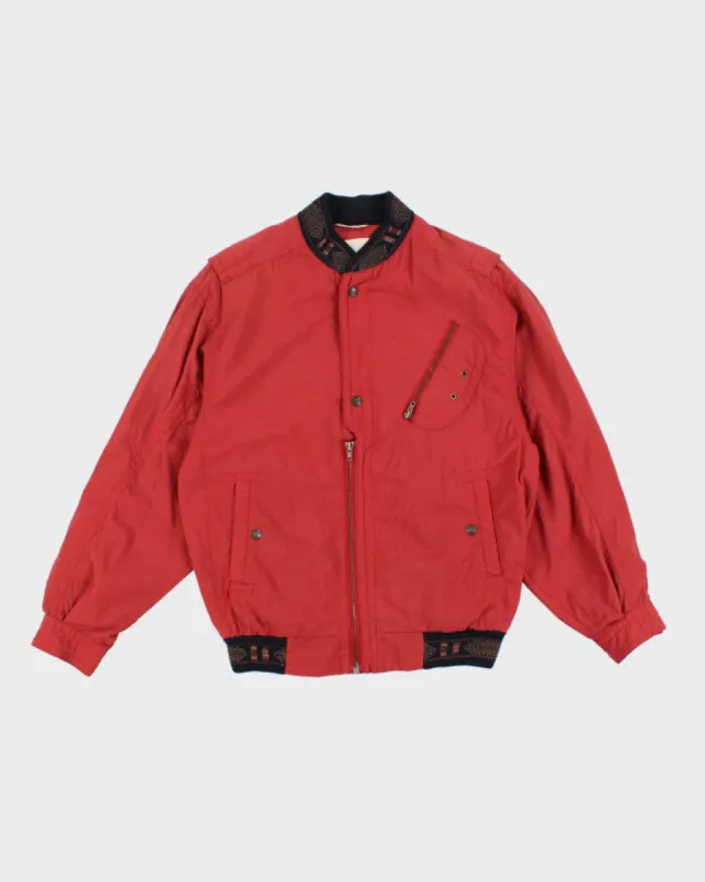 Vintage 80's Bomber Style Jacket - L sold by Rokit