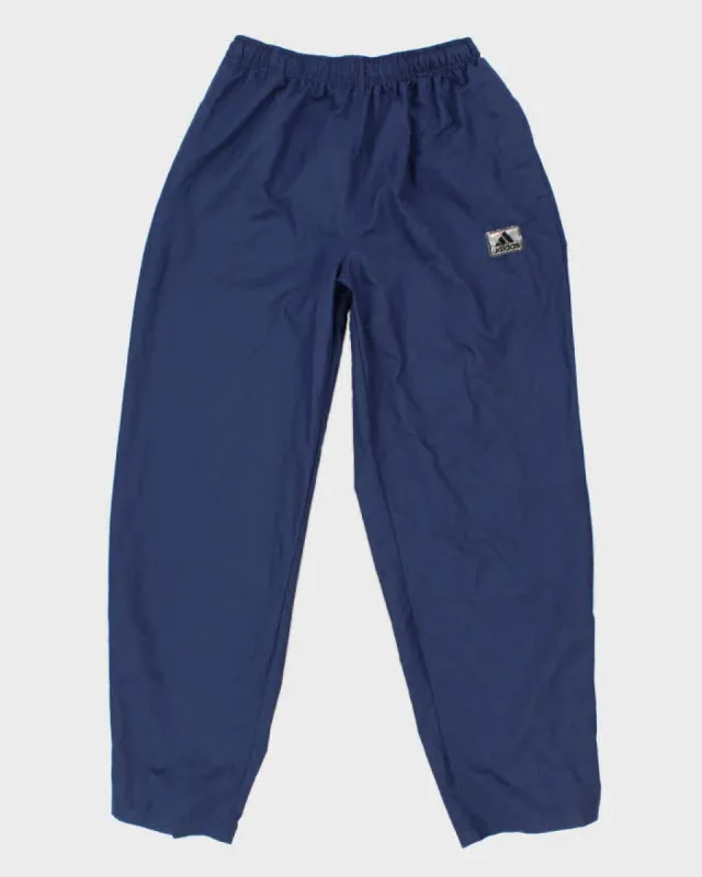 00s Retro Blue Track Bottoms - L sold by Rokit