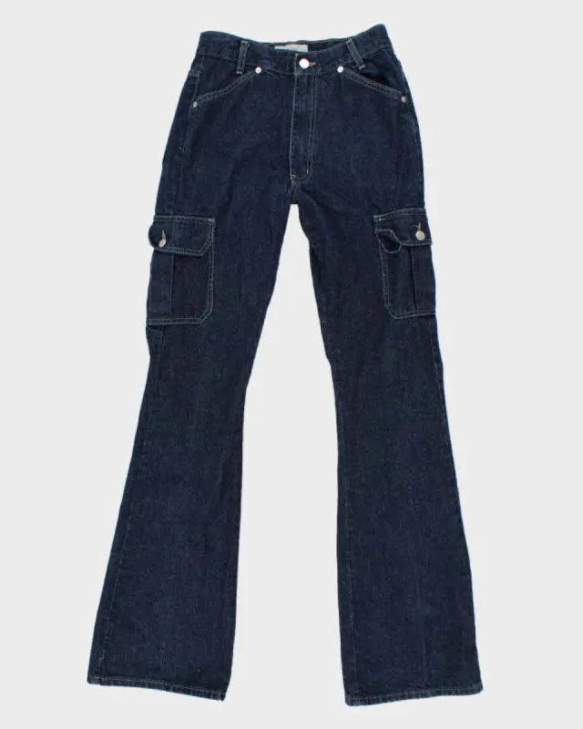Vintage Concept Casual Dark Wash Flare Jeans - W28 L34 sold by Rokit