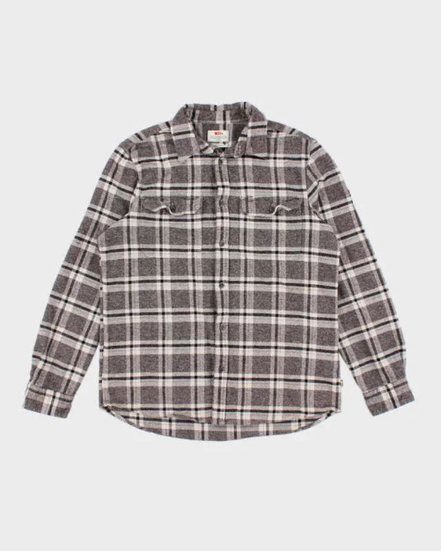 Fjall Raven Check Flannel Shirt - L sold by Rokit