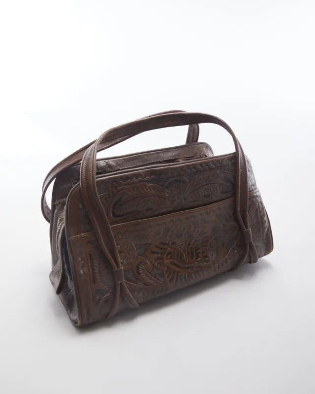 Thrashed 70's Western Leather Bag sold by Rokit