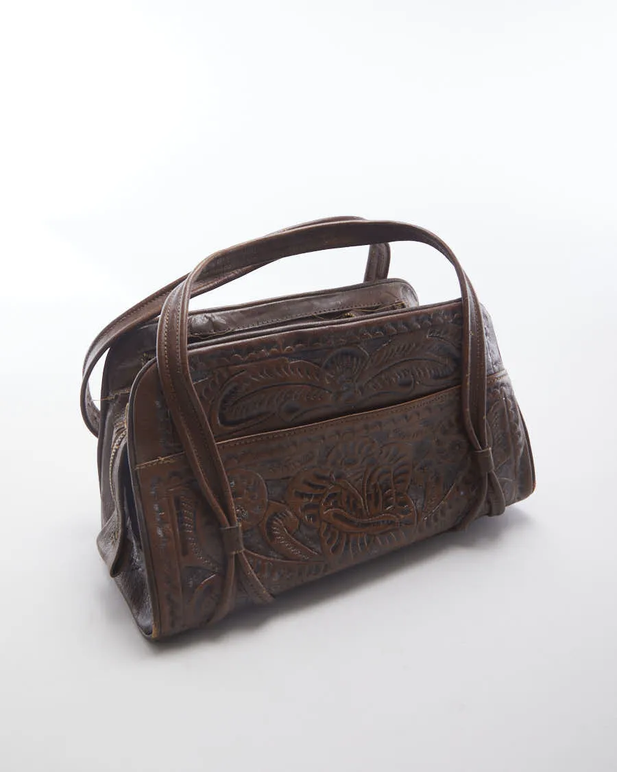 Thrashed 70's Western Leather Bag sold by Rokit