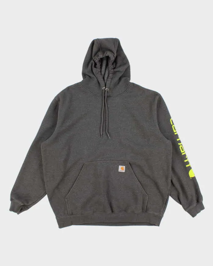 Carhartt Oversized Dark Grey Hoodie - XL sold by Rokit