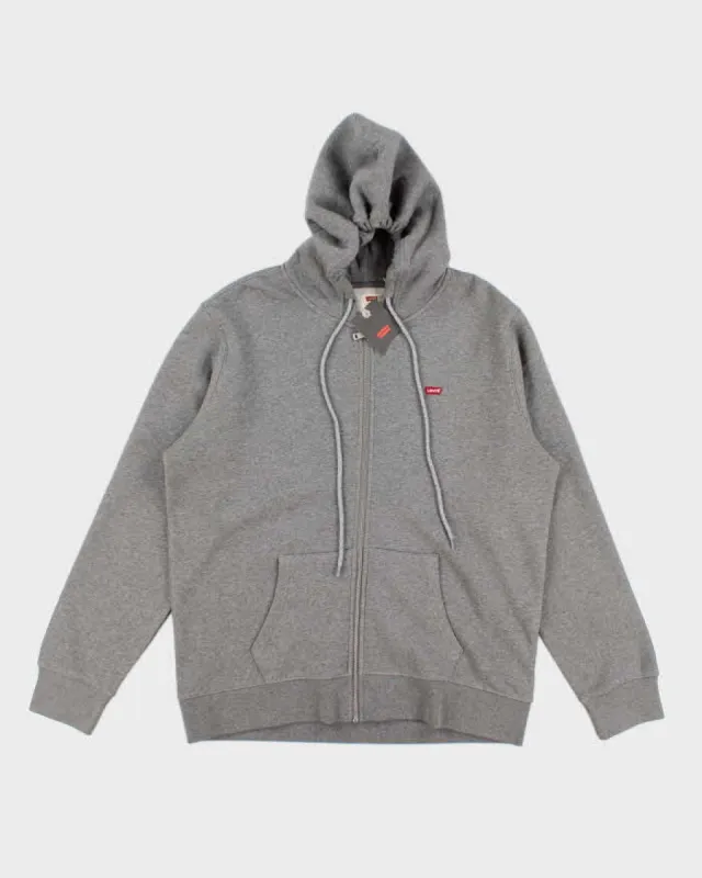Levi's Oversized Grey Hoodie - L sold by Rokit