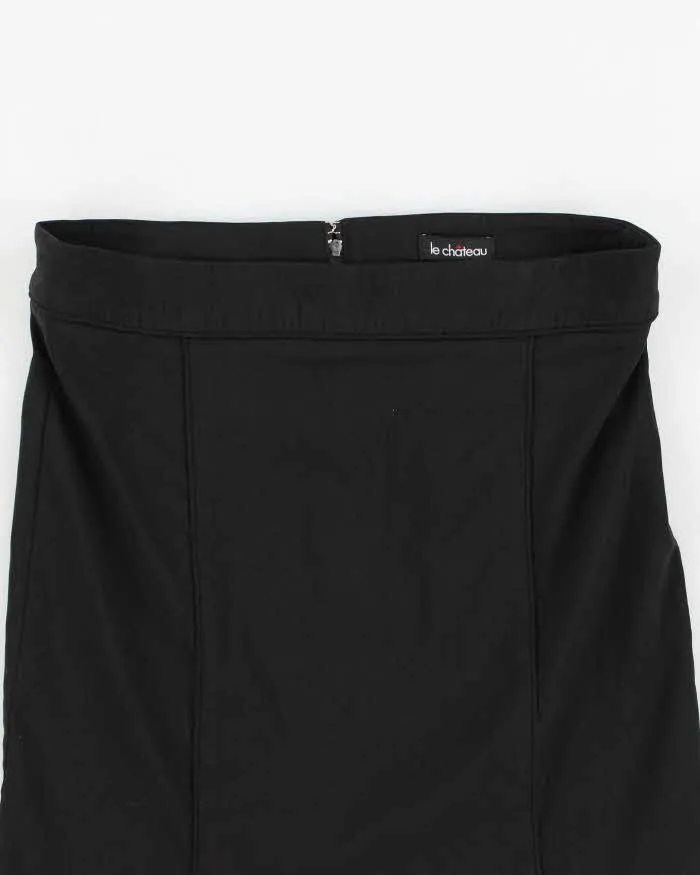 Y2k 00s Le Chateau Black Suit Skirt - W30 sold by Rokit product image thumbnail 3