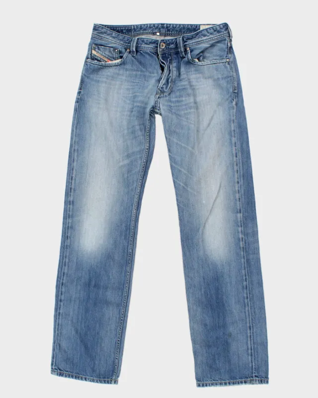 Men's Blue Diesel Straight Leg Jeans - 32 sold by Rokit