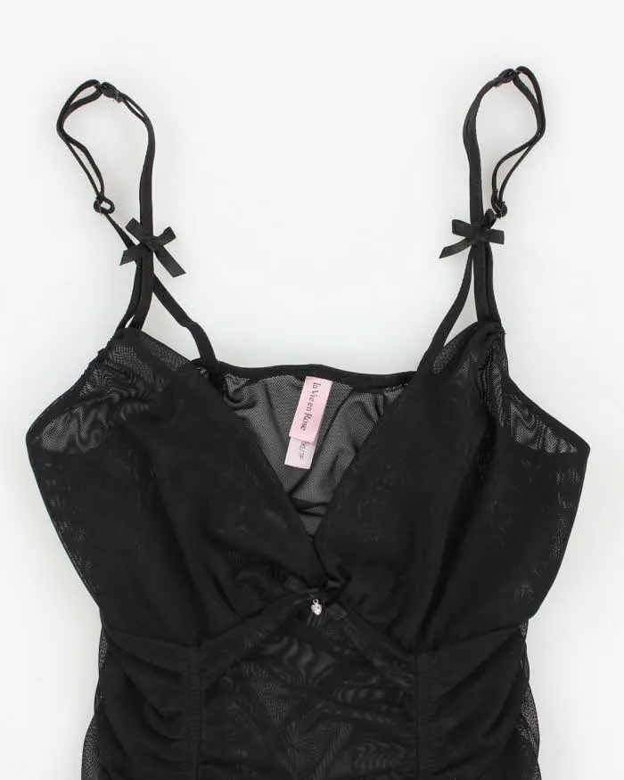 Y2k 00s La Vie En Rose Mesh Ruched Cami Top - XS sold by Rokit product image thumbnail 3